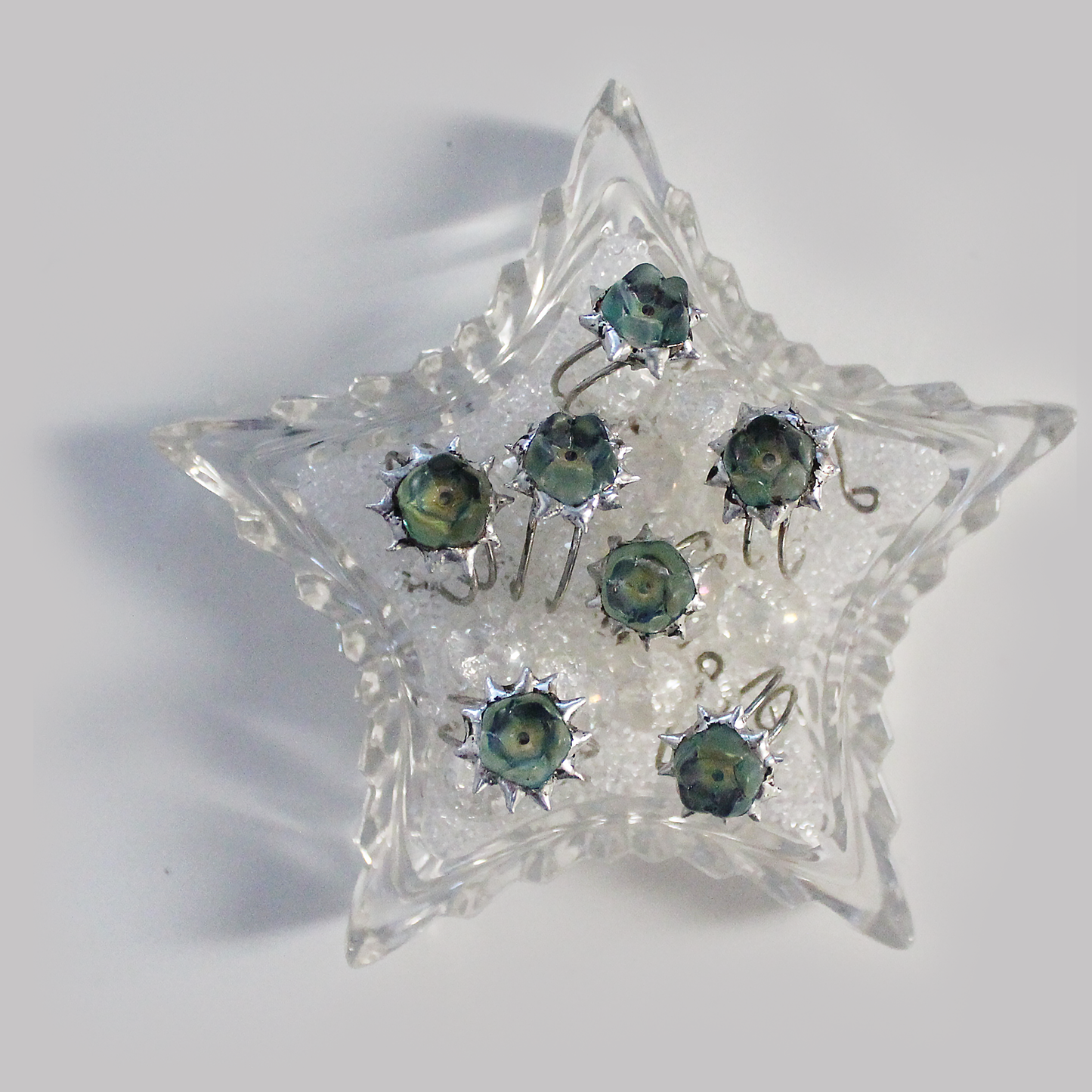 Deep sea bloom - soldered adjustable ring