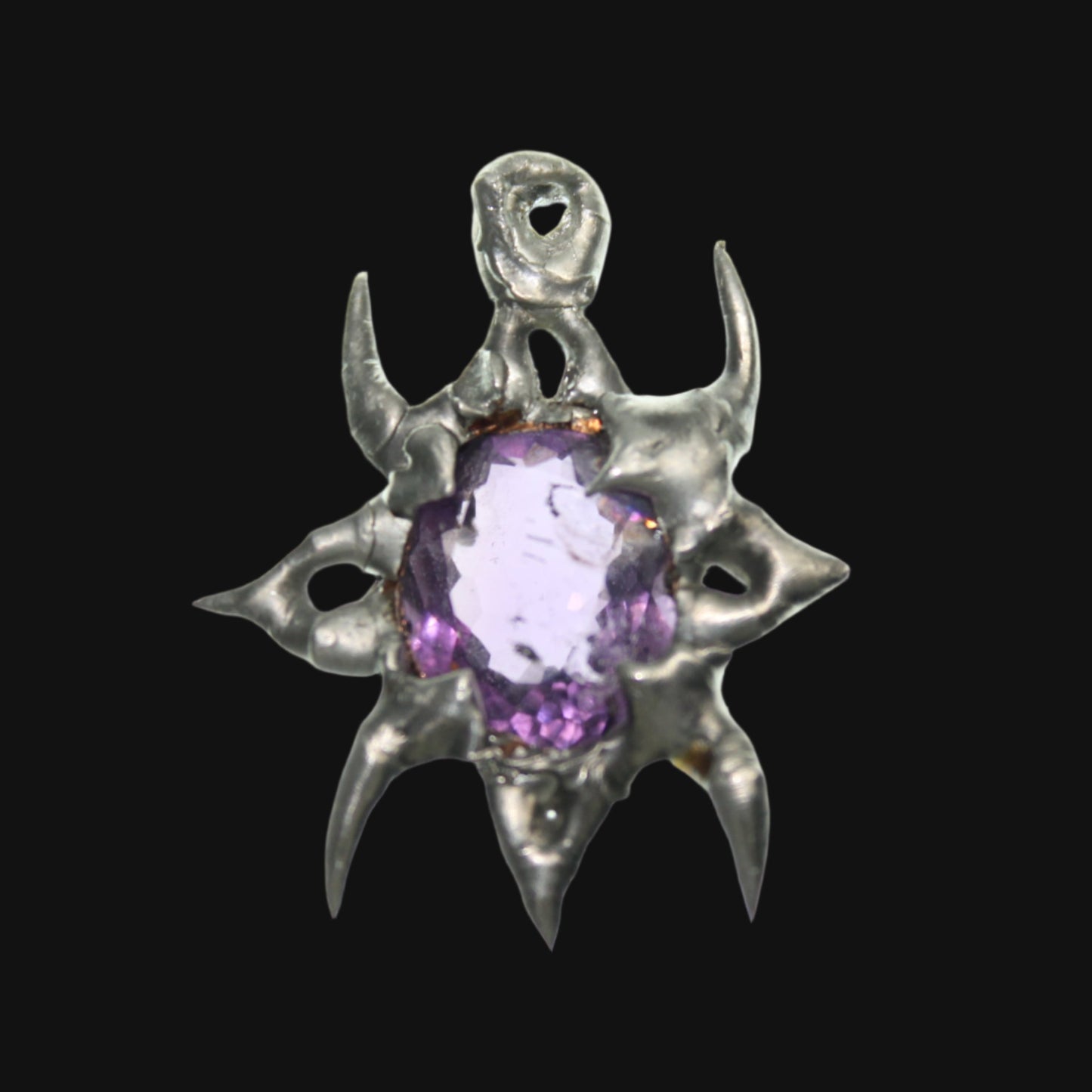 amethyst amulet necklace Ⅱ