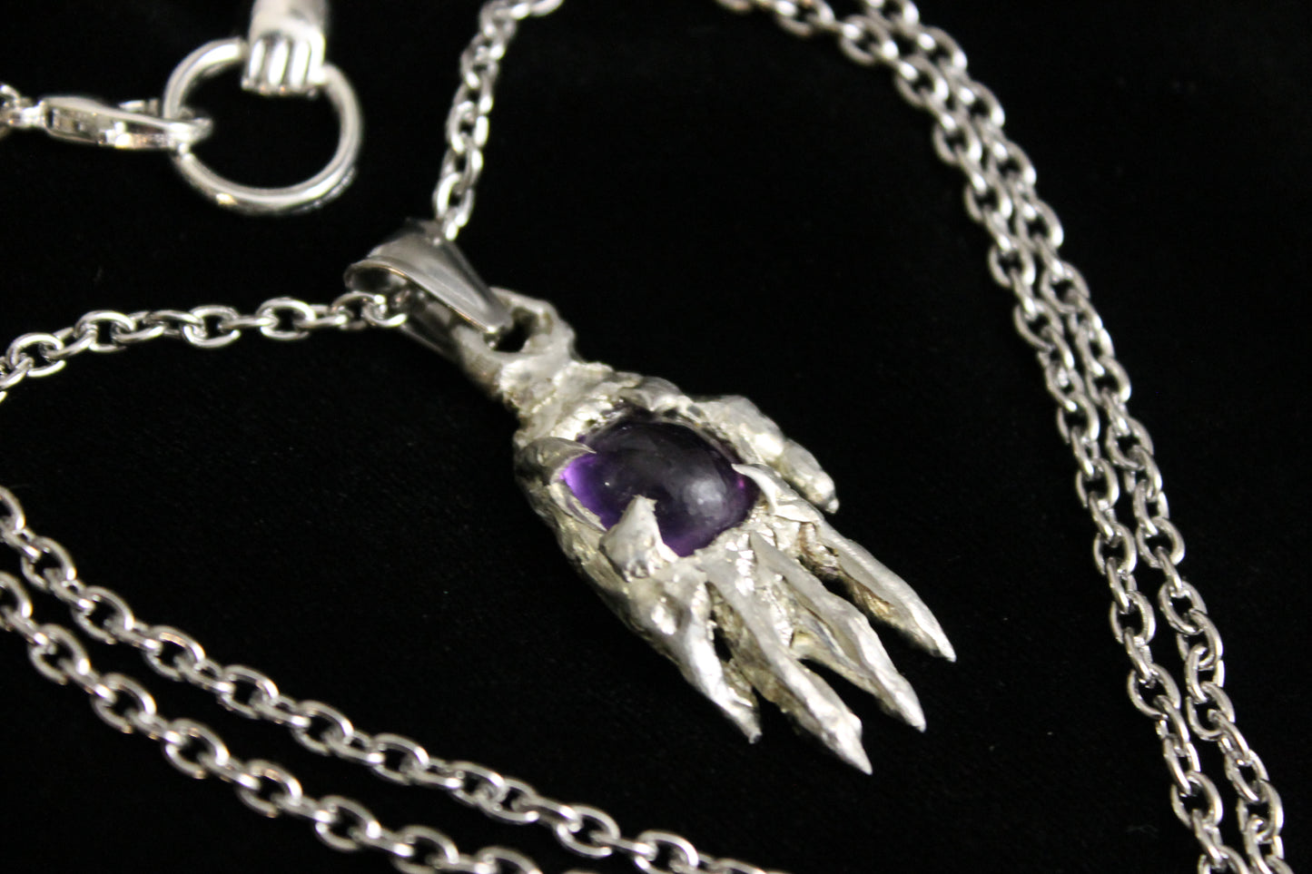 sorceress's hand - amethyst