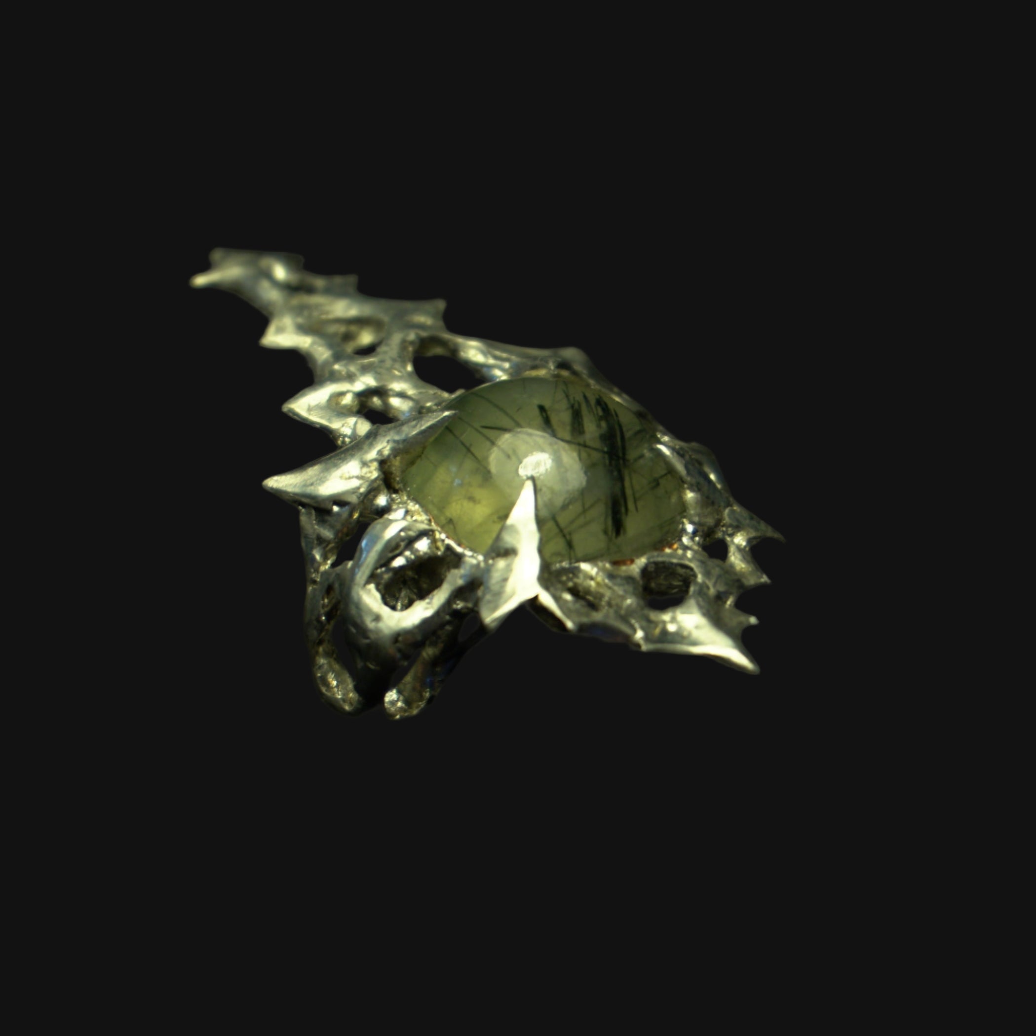 fairy's heart ring - prehnite