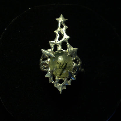 fairy's heart ring - prehnite