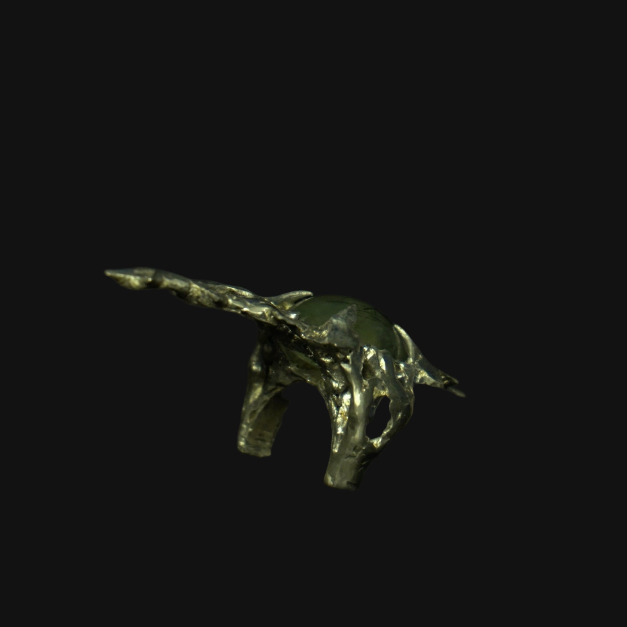 fairy's heart ring - prehnite