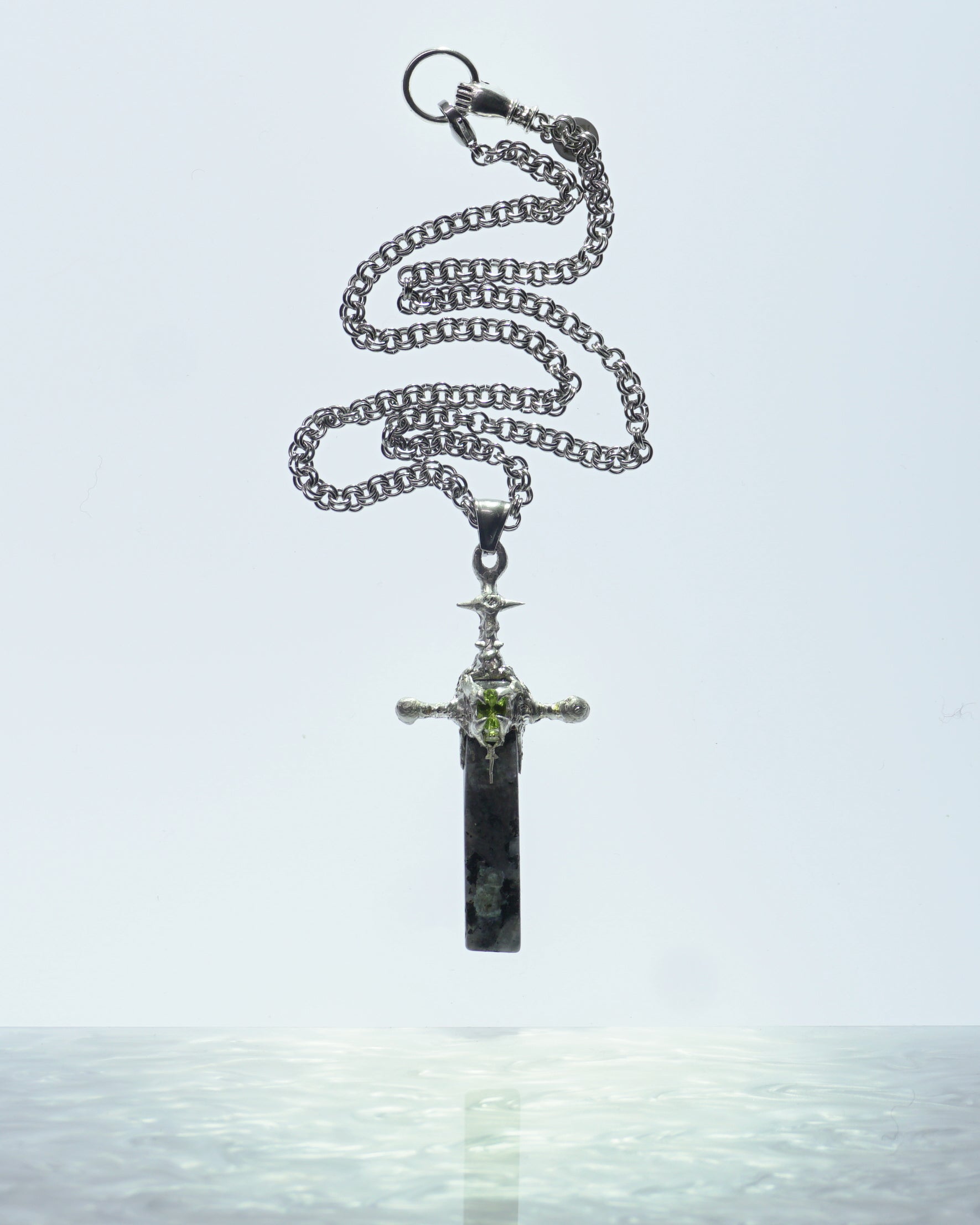 larvikite sword Ⅺ - peridot
