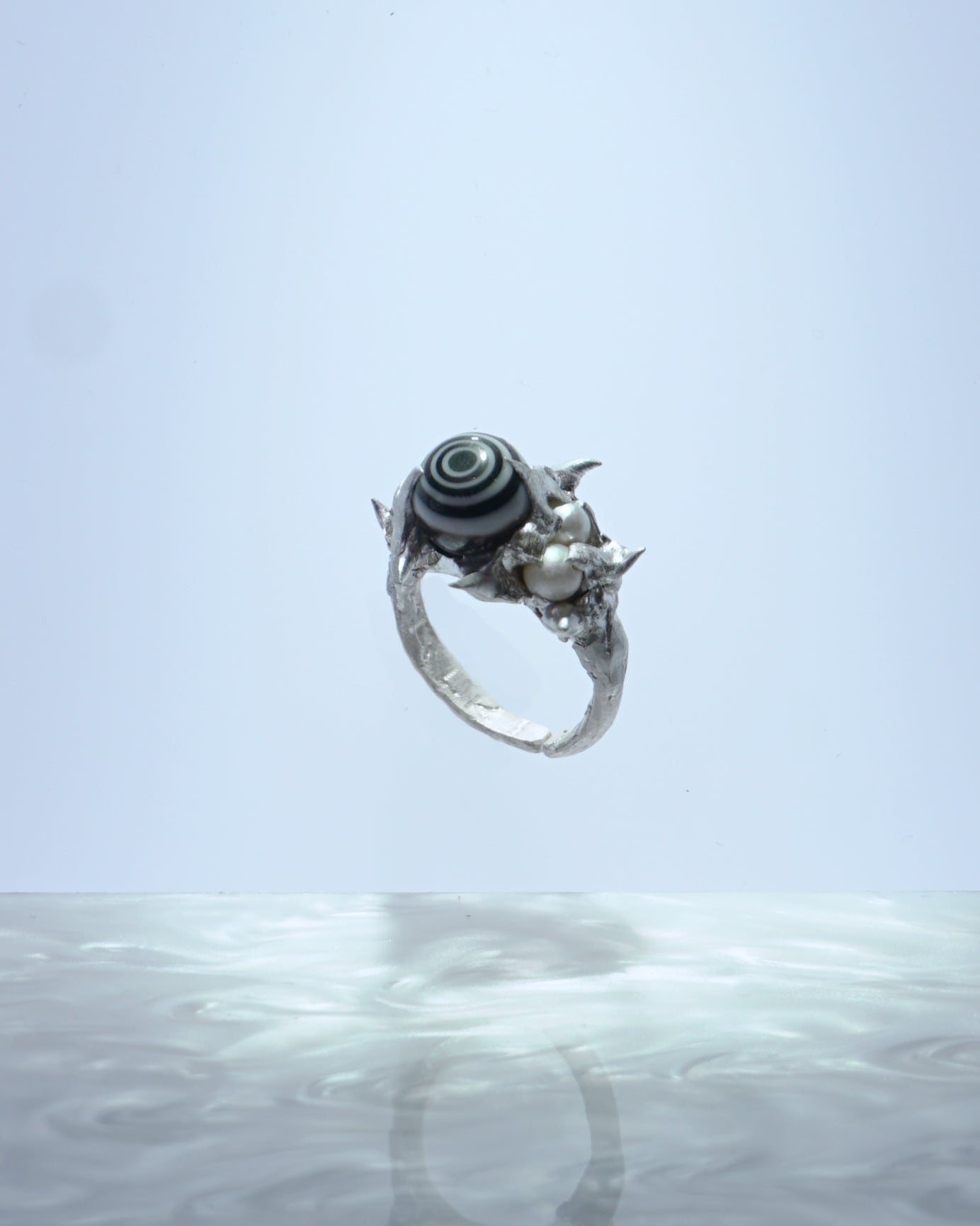 concentra ring Ⅰ - glass + pearl