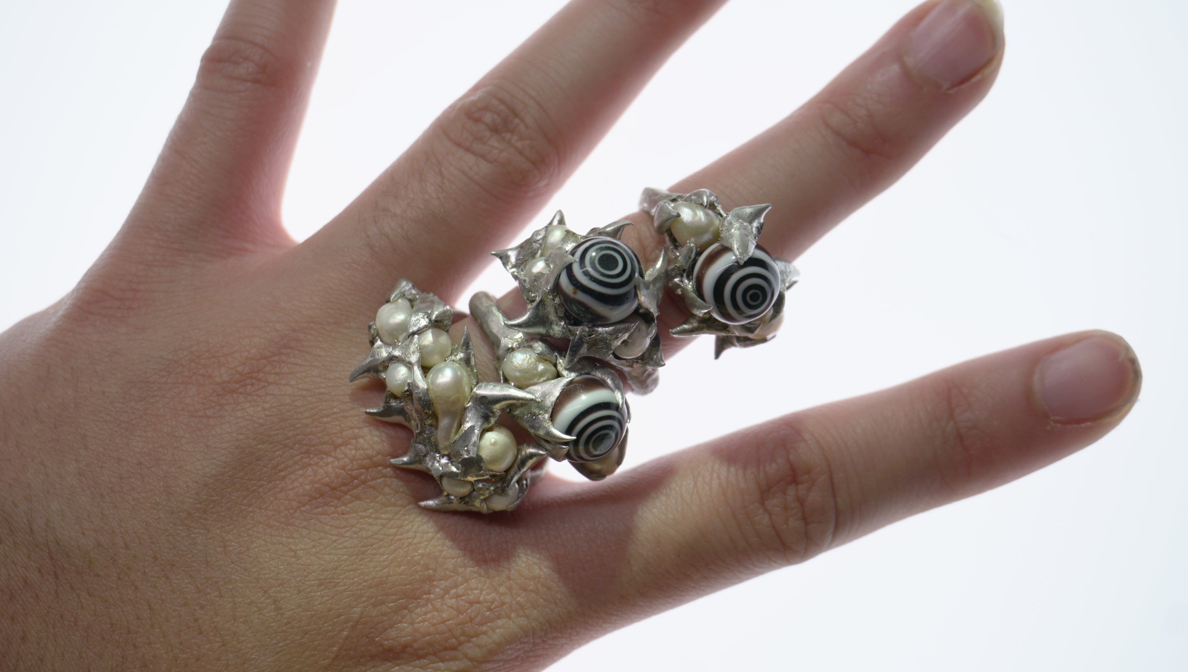 concentra ring Ⅰ - glass + pearl