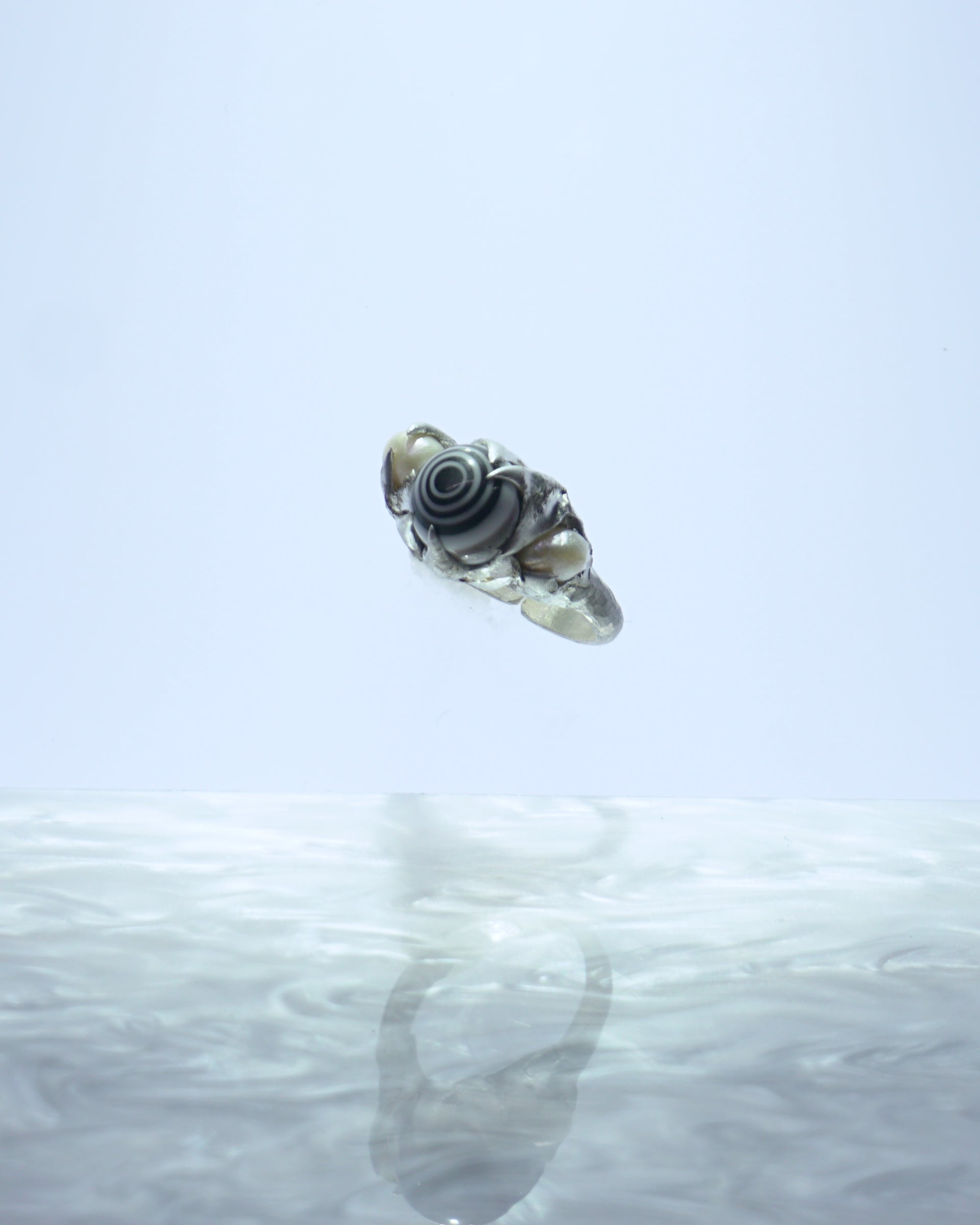 concentra ring Ⅱ - glass + pearl