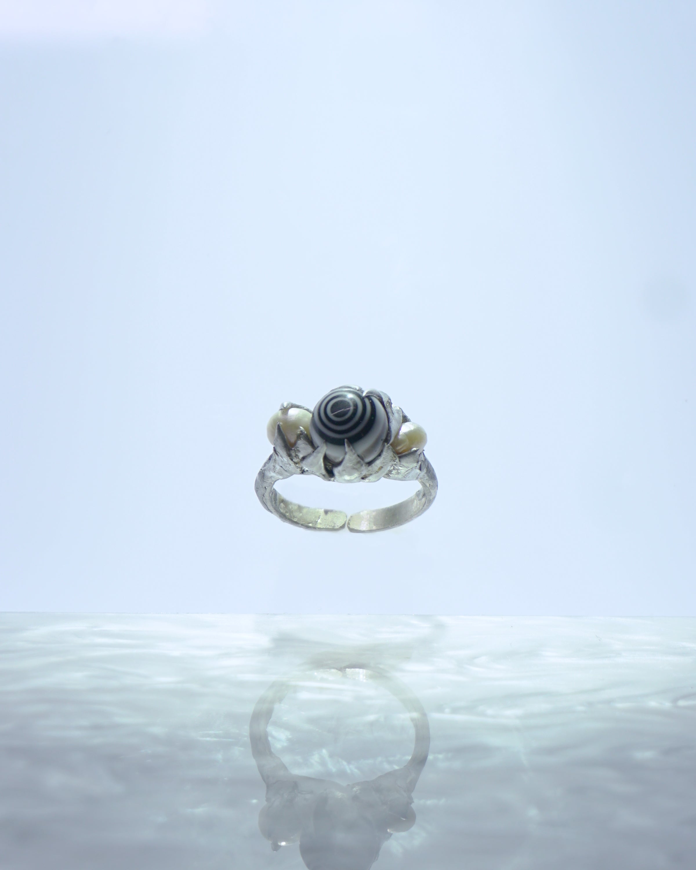 concentra ring Ⅱ - glass + pearl