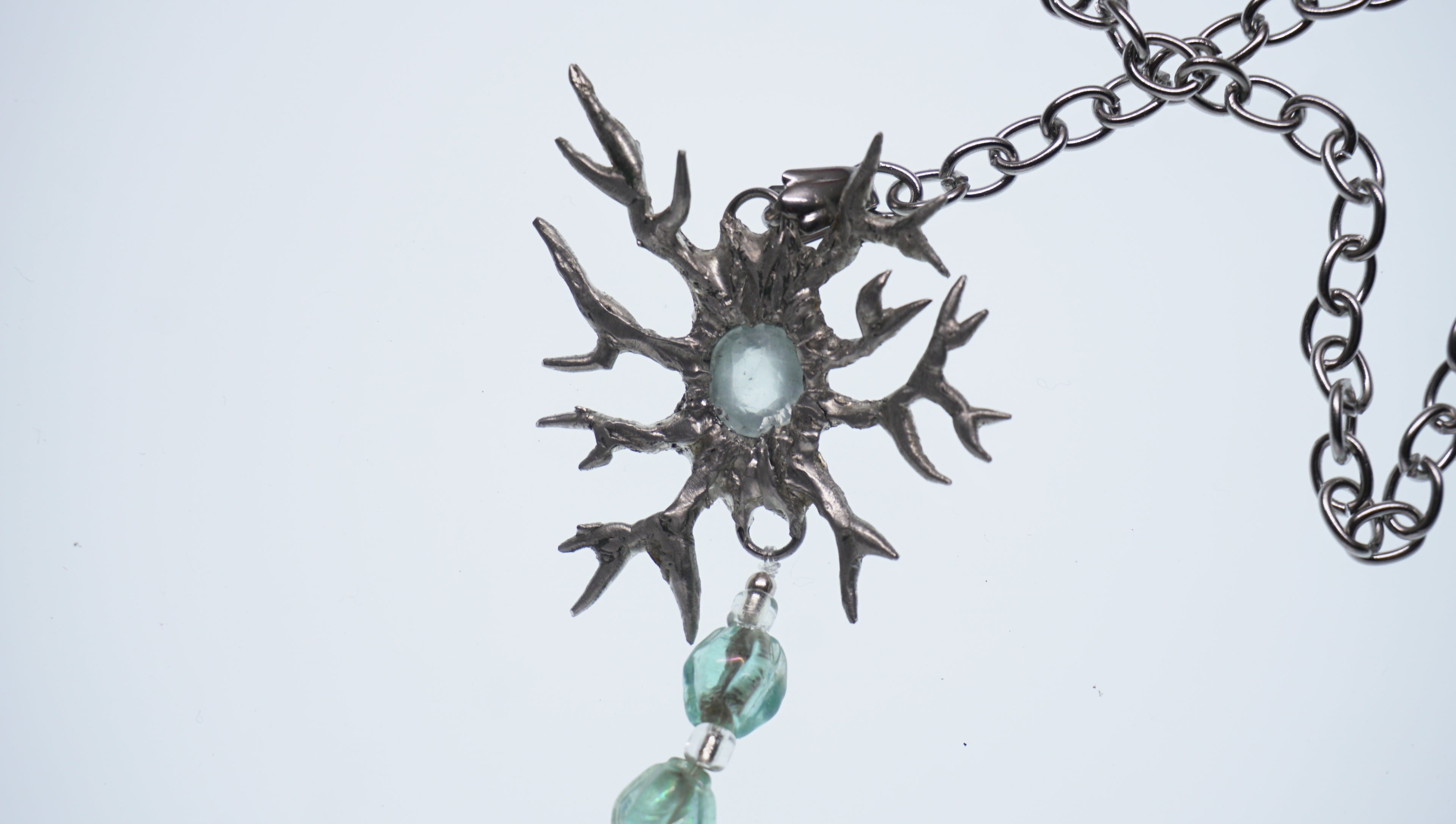 neuron tie - aquamarine