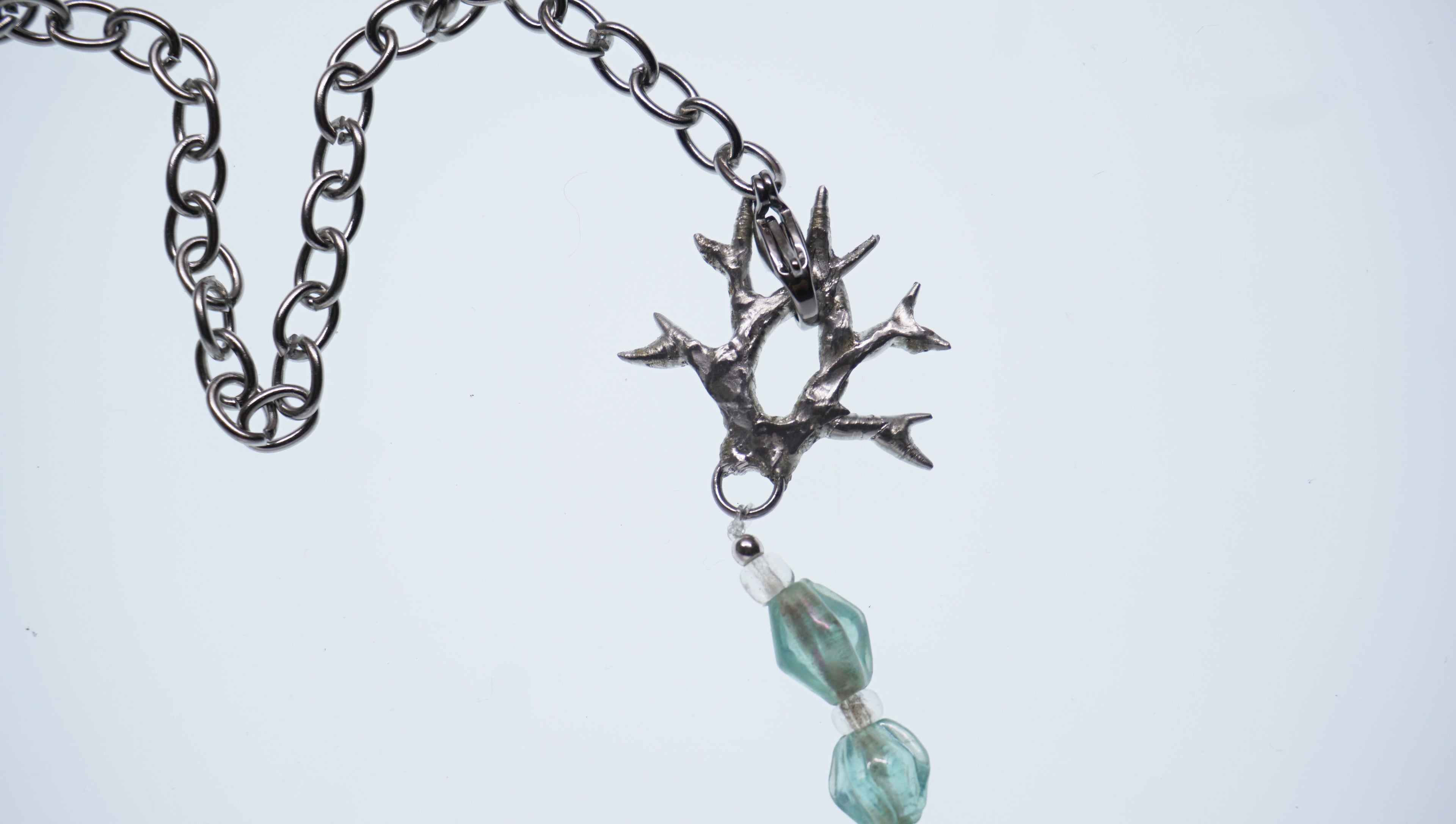 neuron tie - aquamarine