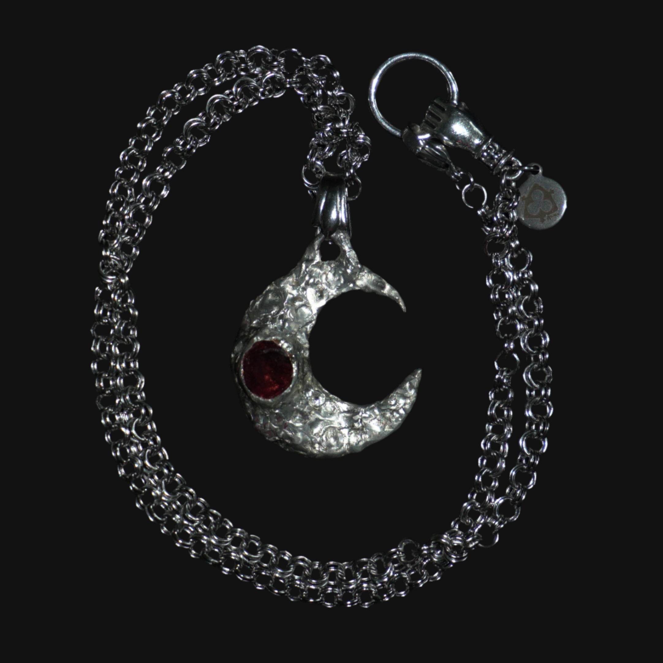 moon pendant Ⅰ - tourmaline