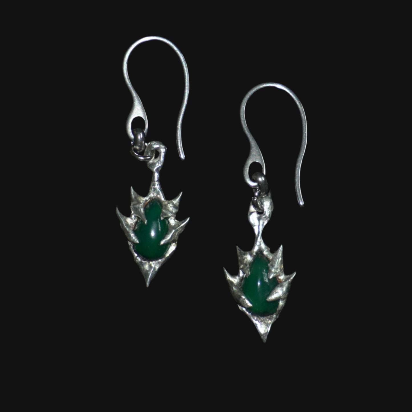 chalcedony earrings