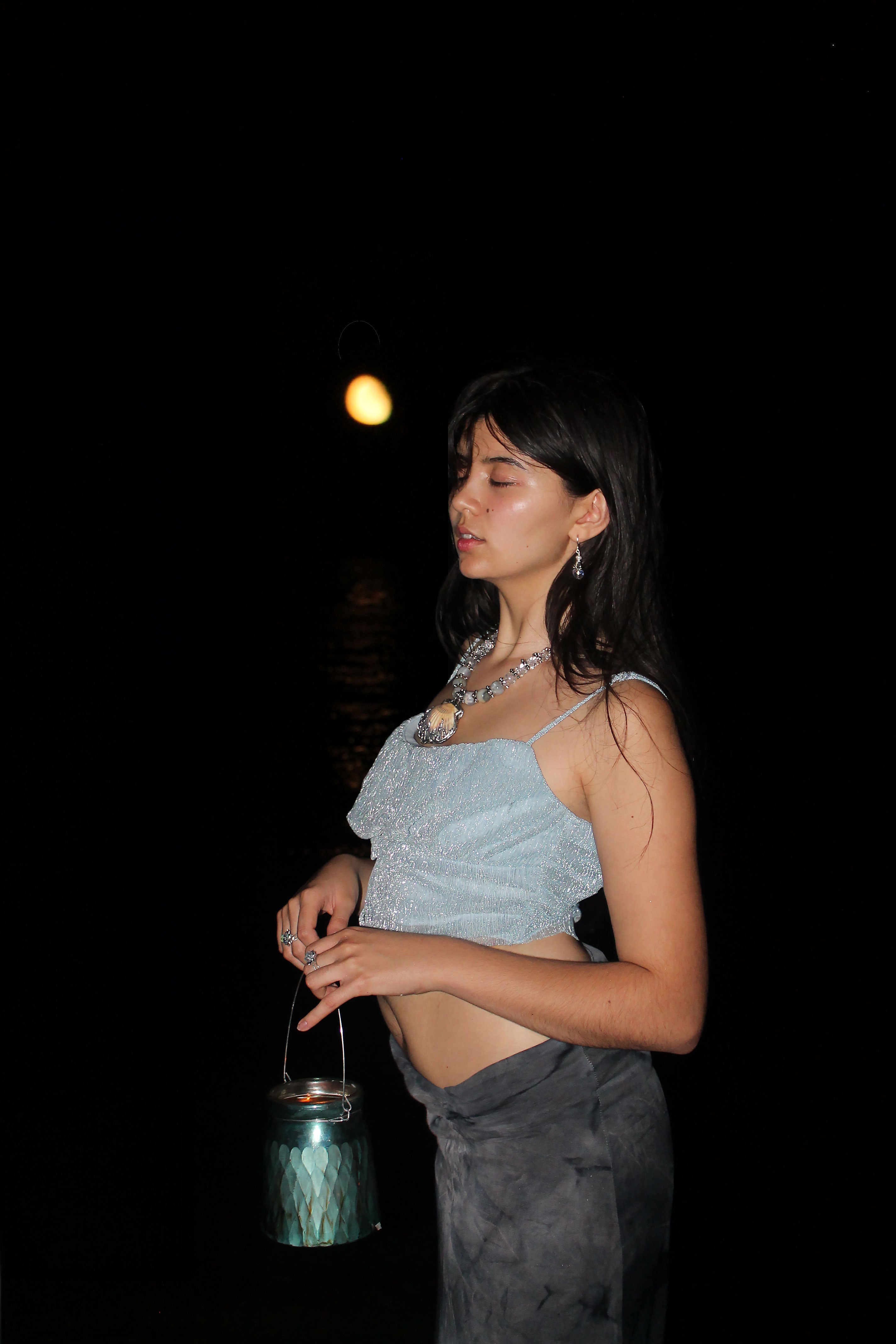 Venus’s locket - soldered shell necklace