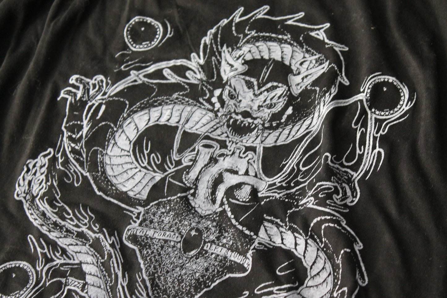 Screenprinted Dragon Dress - S