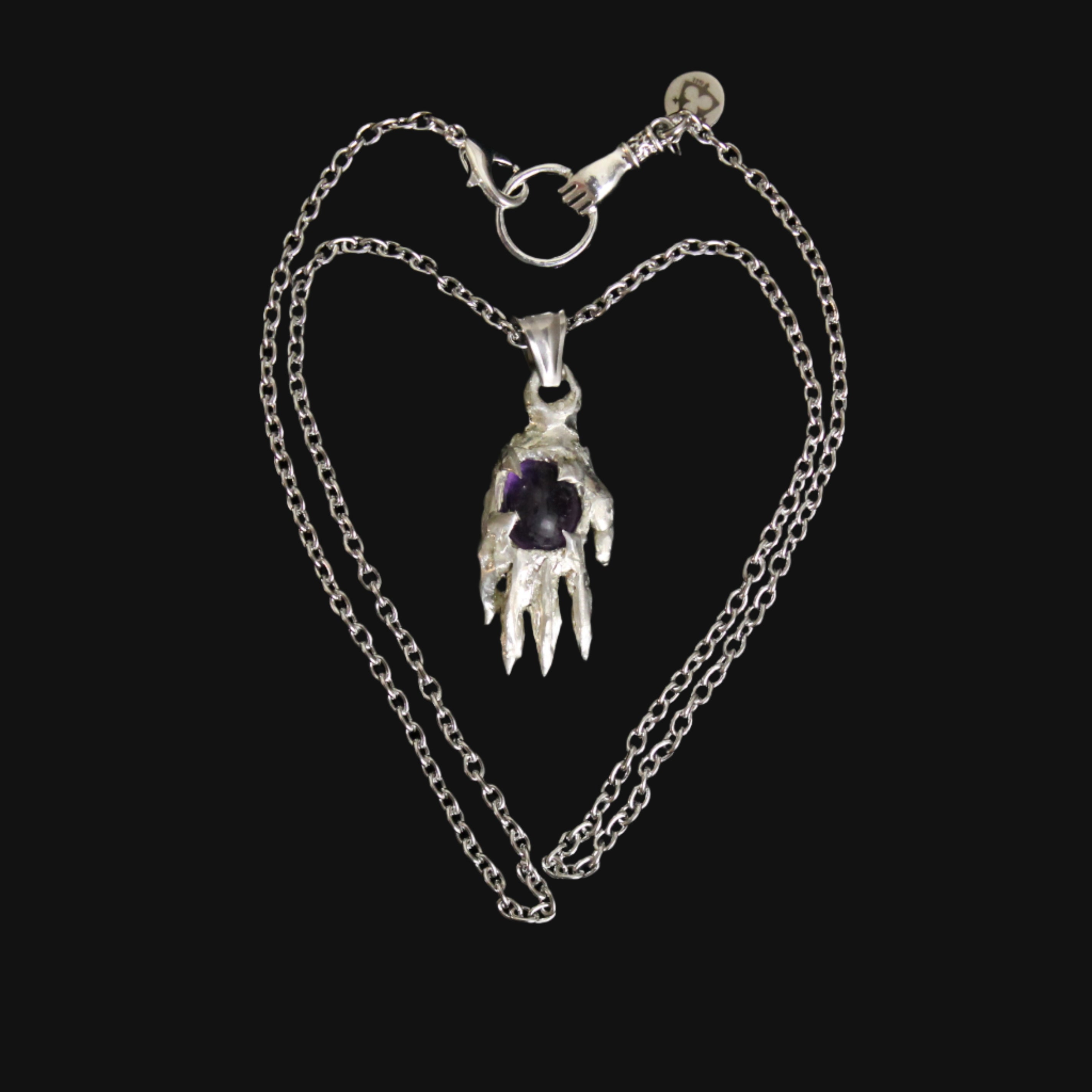 sorceress's hand - amethyst