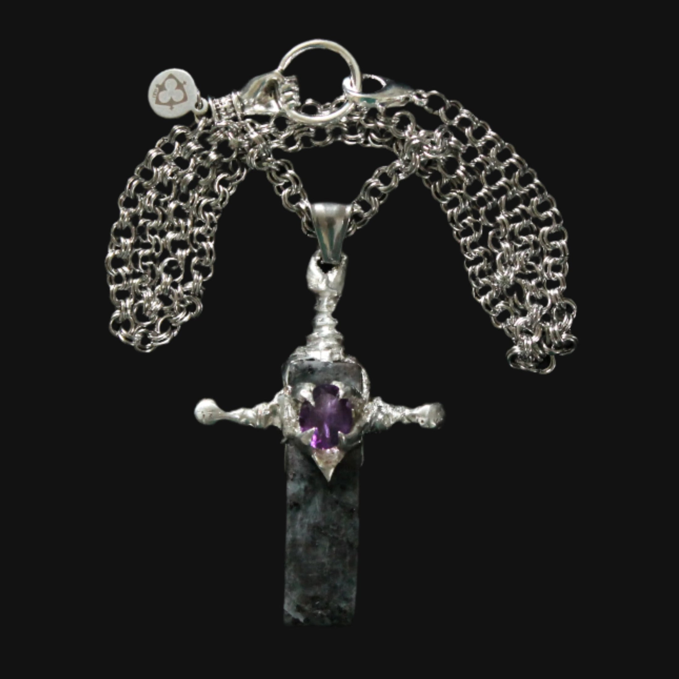 labradorite sword Ⅶ - amethyst