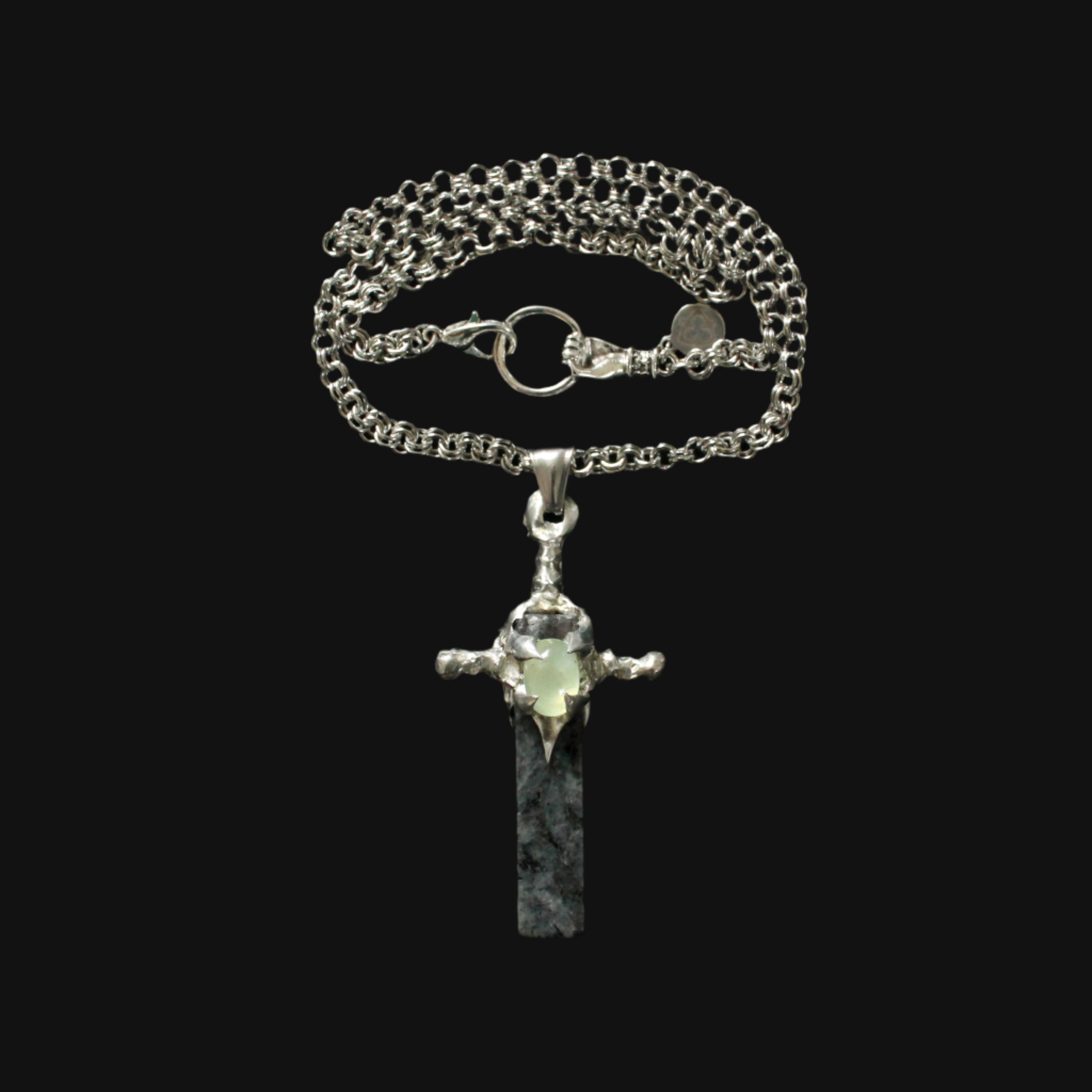 labradorite sword Ⅷ - prehnite
