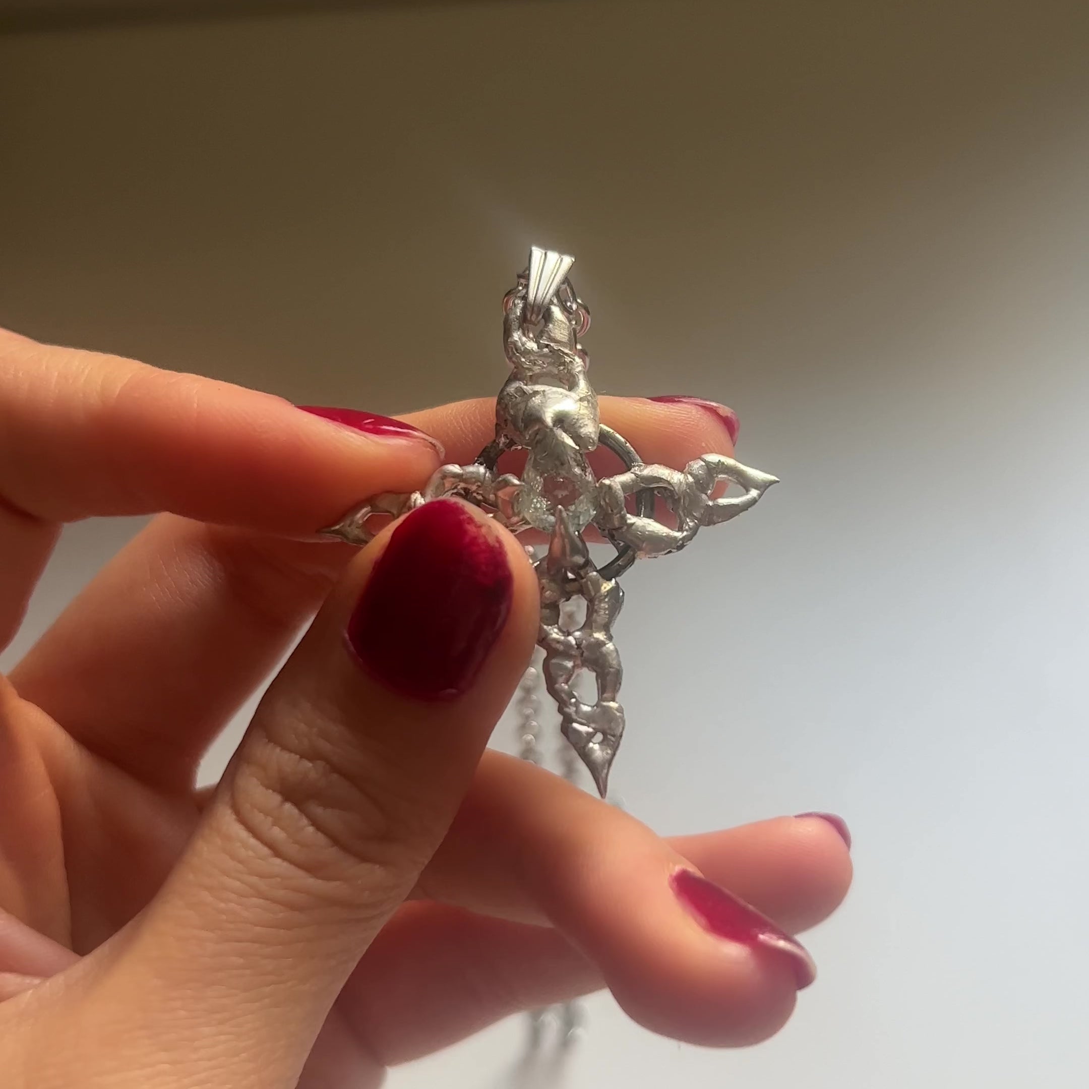 sage's cross I - aquamarine