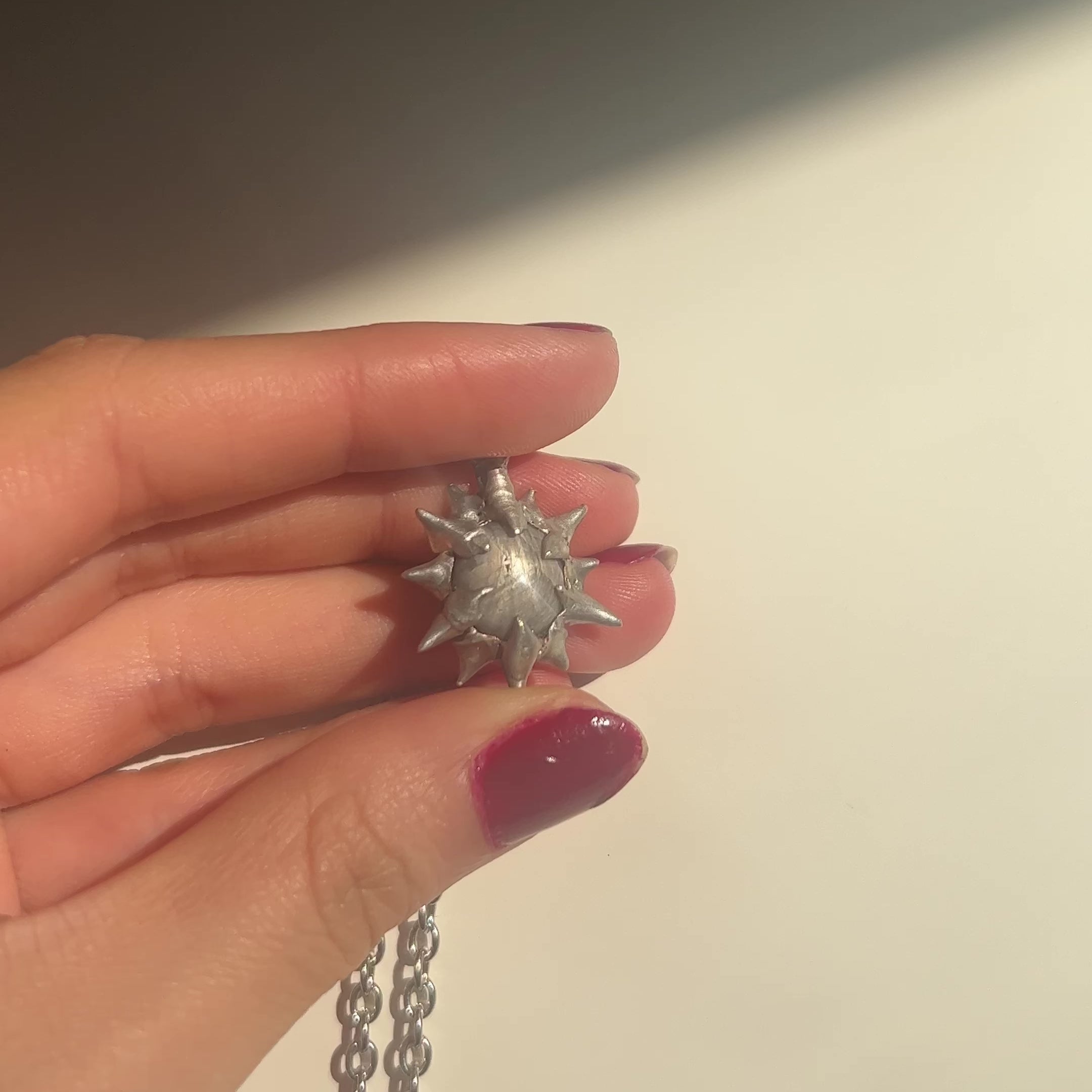 shining star sapphire amulet necklace I